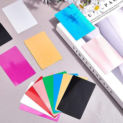 Aluminium Blank Name Cards DIY-NB0003-04-1