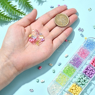 Opaque & Transparent Acrylic Beads MACR-YW0003-16-1