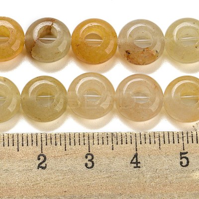 Natural Topaz Jade Beads Strands G-P536-A13-01-1