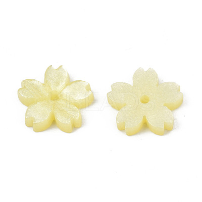 Opaque Acrylic Beads X-SACR-S273-31G-1