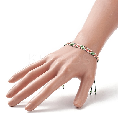Handmade Japanese Seed Braided Bead Bracelets BJEW-MZ00020-01-1