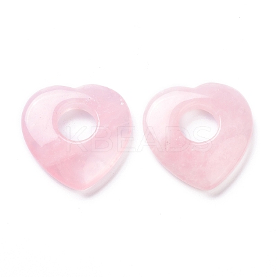 Natural Rose Quartz Pendants G-F708-04F-1
