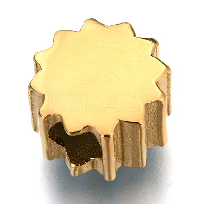 Ion Plating(IP) 304 Stainless Steel European Beads STAS-O097-32G-1