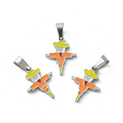 304 Stainless Steel Manual Polishing Pendants STAS-C075-22P-1