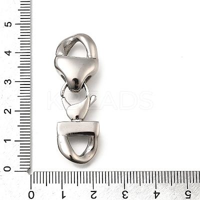 304 Stainless Steel Lobster Claw Clasps STAS-L284-02P-1