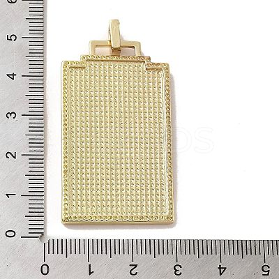 Brass Micro Pave Cubic Zirconia Pendant with Enamel KK-H458-02G-A03-1