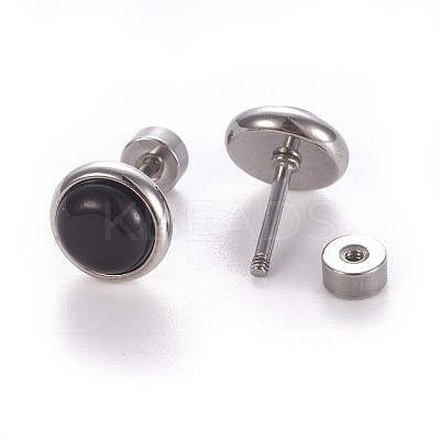 304 Stainless Steel Earlobe Plugs EJEW-F227-20P-A-1