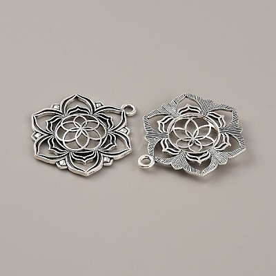 Tibetan Style Zinc Alloy Pendants LS-TIBEP-WH0001-07AS-1