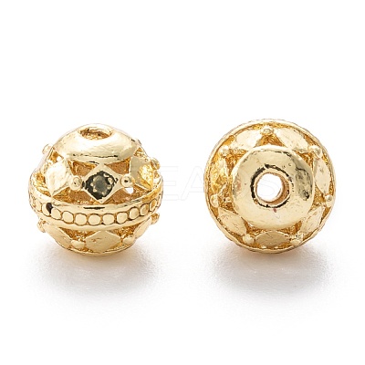 Alloy Hollow Beads PALLOY-P238-18G-RS-1
