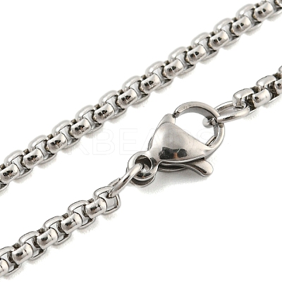 Non-Tarnish 201 Stainless Steel Pendant Necklaces LS-NJEW-H030-05P-1