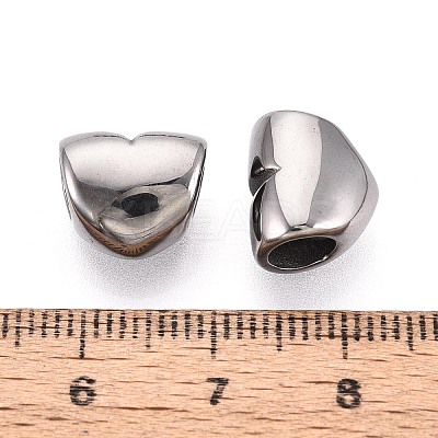 304 Stainless Steel European Style Large Hole Beads STAS-T072-141P-1