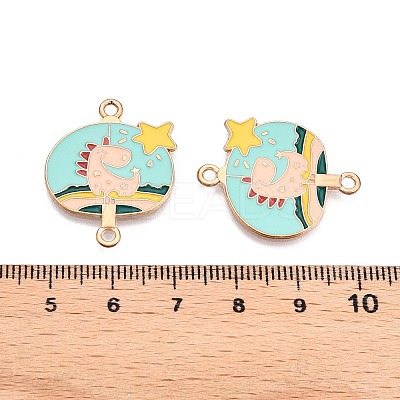 Alloy Enamel Pendants PALLOY-N176-29C-RS-1
