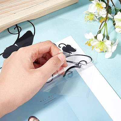 Waterproof Plastic Car Decals for Women DIY-FG0001-26-1