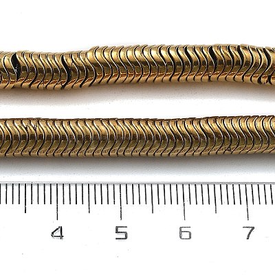 Electroplated Synthetic Non-magnetic Hematite Beads Strands G-B132-A01-01B-1