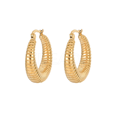 Elegant European Style 304 Stainless Steel Gold-Plated Women's Earrings WS1374-9-1