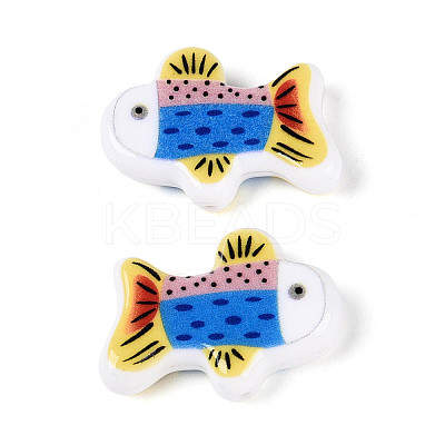 Printed Opaque Resin Beads RESI-N043-23B-1