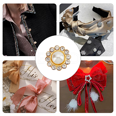 Flower Sew on Rhinestone DIY-NB0008-48-1