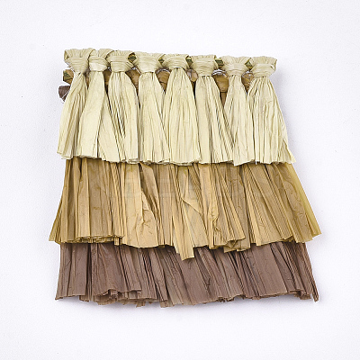 Raffia Tassel Pendant Decoration FIND-T023-12-1