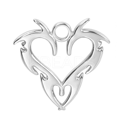 Non-Tarnish Stainless Steel Pendants FIND-PW0011-050P-1