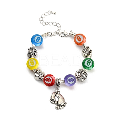 10Pcs Spray Painted Alloy Beads FIND-CJ0001-33-1
