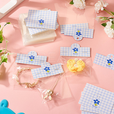 100Pcs Paper Display Card Fashion Jewelry CDIS-TA0001-30-1