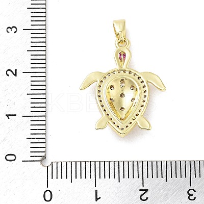 Brass Micro Pave Cubic Zirconia Pendants LS-KK-F877-13G-1