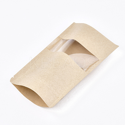 Resealable Kraft Paper Bags OPP-S004-01B-1