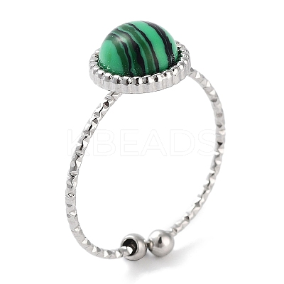 Ion Plating(IP) 304 Stainless Steel Ring RJEW-B059-02P-02-1