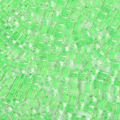 Transparent Inside Colours Glass Seed Beads SEED-T007-11I-1
