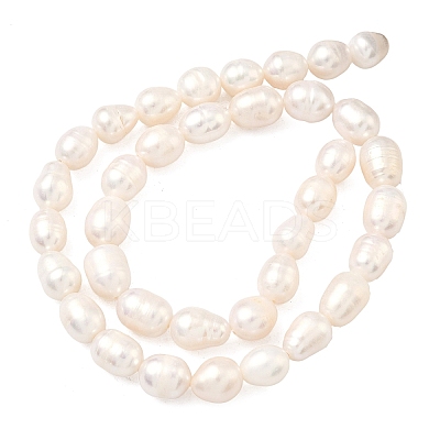 Natural Cultured Freshwater Pearl Beads Strands PEAR-D003-01D-10-1