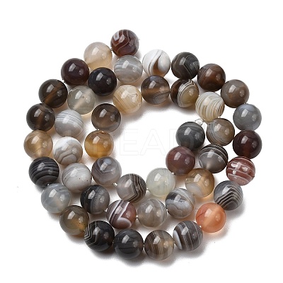 Natural Botswana Agate Beads Strands G-H334-A01-02-1