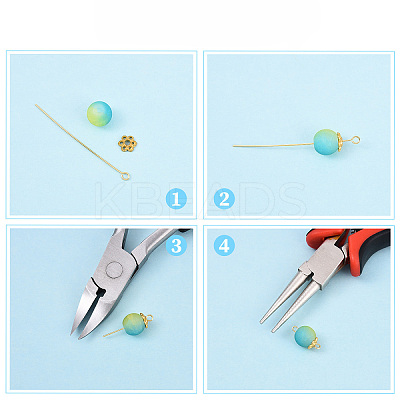 Brass Eye Pins KK-YW0004-04A-P-1