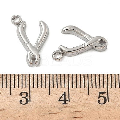 304 Stainless Steel Pendants STAS-D127-21C-P-1