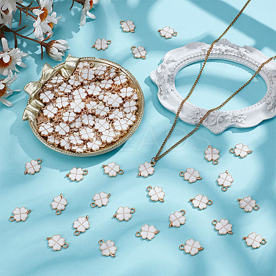 100Pcs Alloy Enamel Pendants ENAM-ME0001-53-1