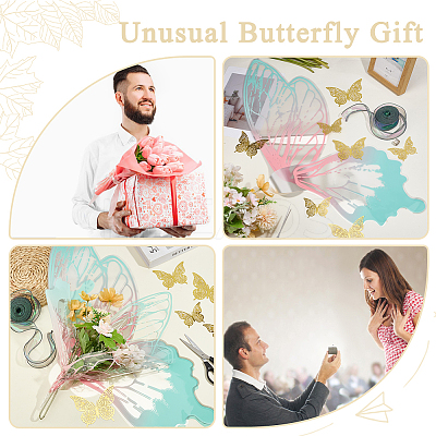 Plastic Gift Flower Bouquet Wrapping Paper DIY-GO0002-71-1