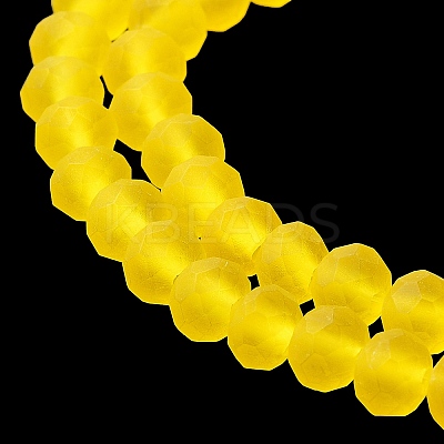 Transparent Glass Beads Strands LS-EGLA-A034-T8mm-MD17-1