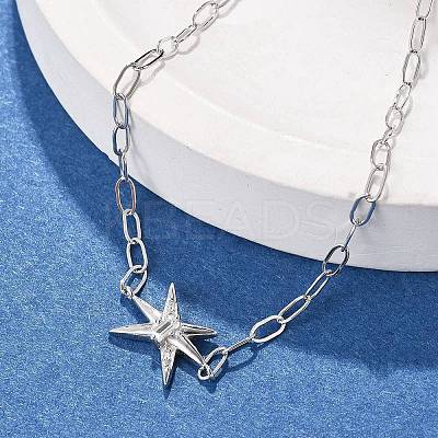 S925 Sterling Silver Micro Pave Cubic Zirconia Link & Charm Bracelets for Women BJEW-K276-02P-1