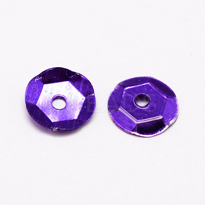 Plastic Paillette Beads PVC-A001-6mm-05-1