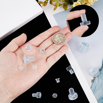 150Pcs 5 Style Synthetic Rubber Cabinet Bumper Anti Collision Pad DJEW-GF0001-52-1