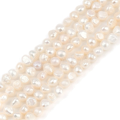 Natural Cultured Freshwater Pearl Beads Strands PEAR-P064-19B-04A-1