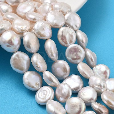 Natural Baroque Keshi Pearl Beads Strands PEAR-P064-18A-02A-1