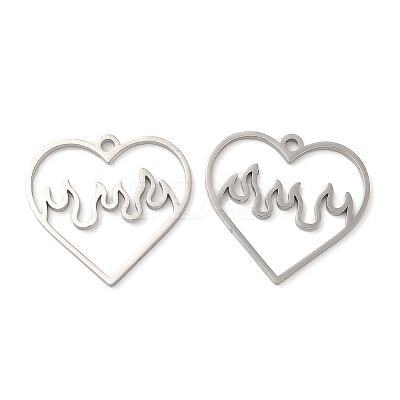 Non-Tarnish 304 Stainless Steel Pendants LS-STAS-L020-011P-1