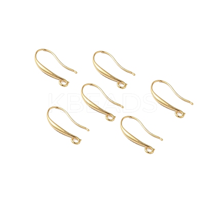 Brass Earring Hooks LS-KK-I684-04G-NR-1
