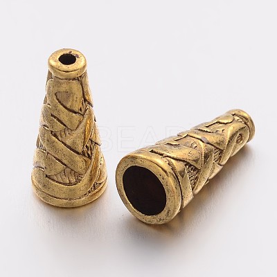 Tibetan Style Alloy Bead Cone LS-X-TIBEB-00821-AG-NR-1
