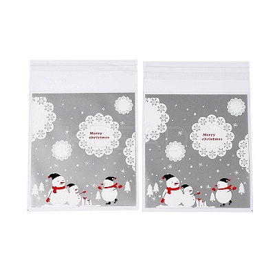 Christmas Theme Plastic Bakeware Bag OPP-Q004-04D-1