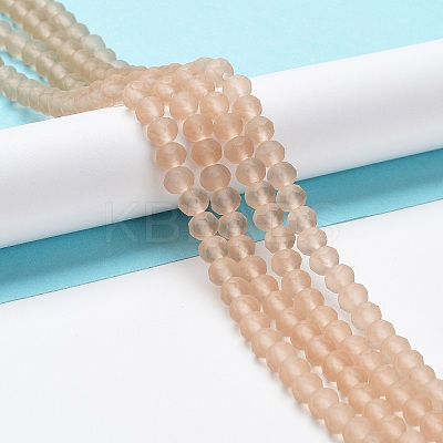 Transparent Glass Beads Strands X-EGLA-A034-T10mm-MD20-1