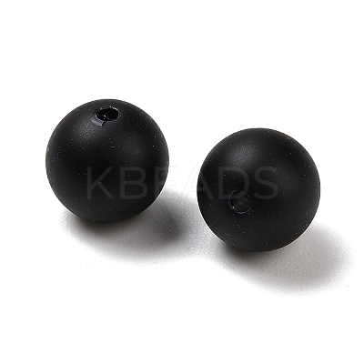 Frosted Plastic Imitation Pearl Beads KY-F022-8mm-05-1