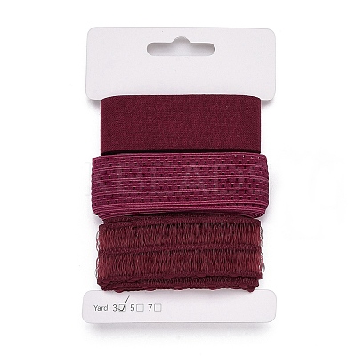 9 Yards 3 Styles Polyester Ribbon SRIB-A014-A01-1