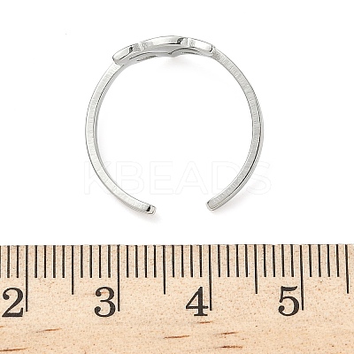 304 Stainless Steel Adjustable Cuff Rings RJEW-Z105-01P-07-1