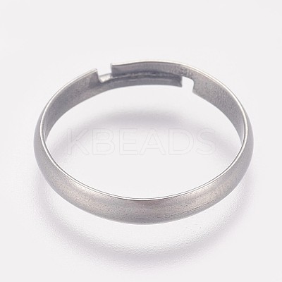 Tarnish Resistant 316 Surgical Stainless Steel Finger Ring Settings LS-X-STAS-I090-02P-1